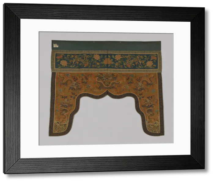 Framed Print : Valance, China, Qing dynasty (1644-1911), 1775 / 1800. Creator: Unknown Framed Print : Valance, China, Qing dynasty (1644-1911), 1775 / 1800. Creator: Unknown