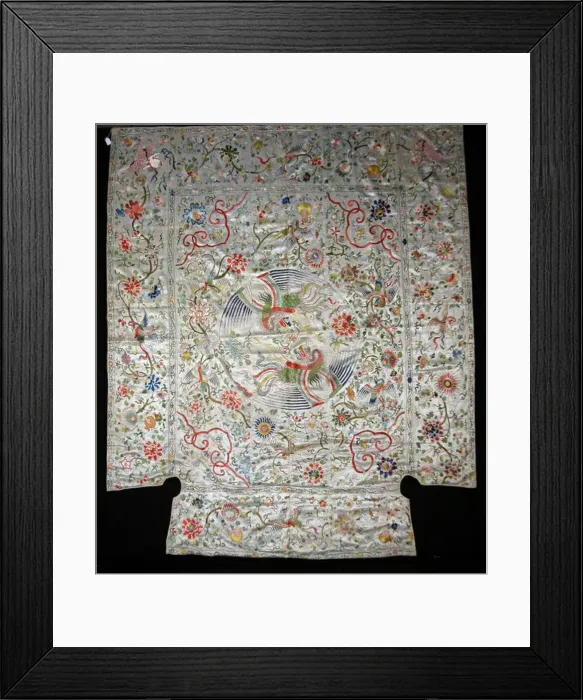 Framed Print : Coverlet, China, Ming dynasty (1368-1644) / Qing dynasty (1644-1911), Mid-17th century Framed Print : Coverlet, China, Ming dynasty (1368-1644) / Qing dynasty (1644-1911), Mid-17th century