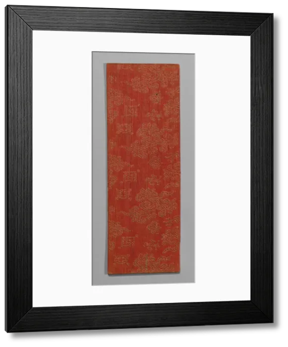 Framed Print : Sutra Cover, China, Ming dynasty (1368-1644), c. 1590's. Creator: Unknown Framed Print : Sutra Cover, China, Ming dynasty (1368-1644), c. 1590's. Creator: Unknown