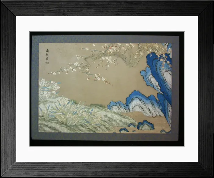 Framed Print : Picture, China, 18th century, Qing dynasty (1644-1911). Creator: Unknown Framed Print : Picture, China, 18th century, Qing dynasty (1644-1911). Creator: Unknown