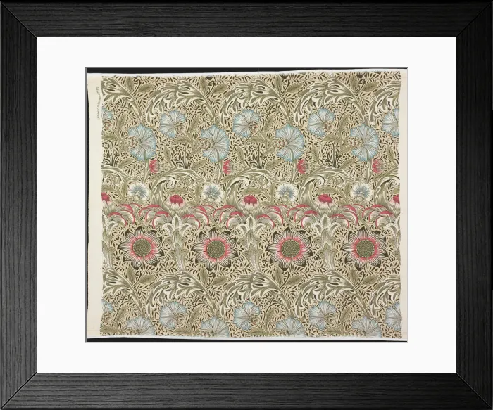 Framed Print : Corncockle, England, 1883 (produced 1917  /  25). Creator: William Morris