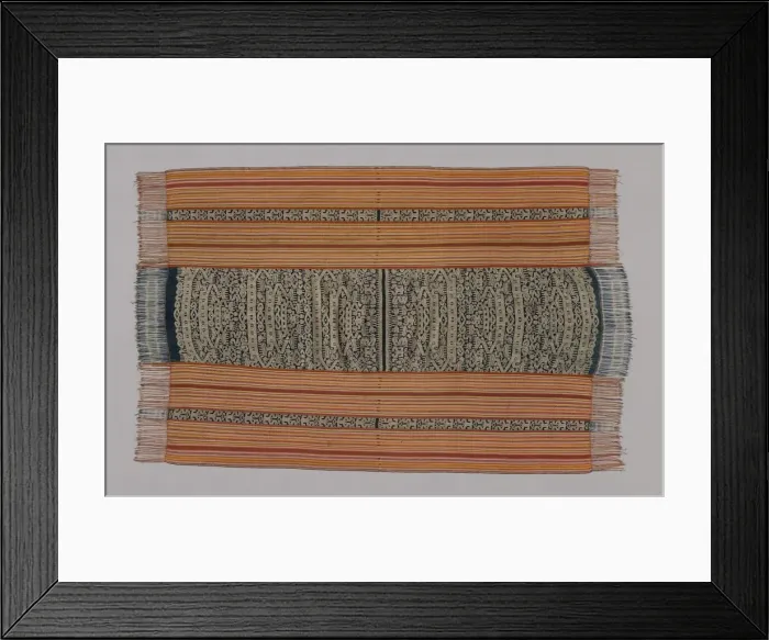 Framed Print : Mans Ceremonial Wrap (Selimut), Timor. Creator: Unknown Framed Print : Mans Ceremonial Wrap (Selimut), Timor. Creator: Unknown