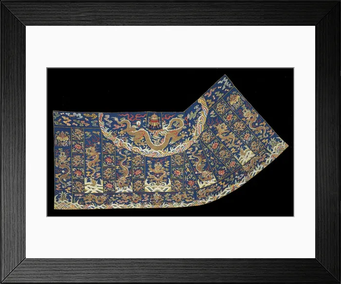 Framed Print : Jiasha (Mantle), China, Qing dynasty (1644-1911), 1700 / 50. Creator: Unknown Framed Print : Jiasha (Mantle), China, Qing dynasty (1644-1911), 1700 / 50. Creator: Unknown