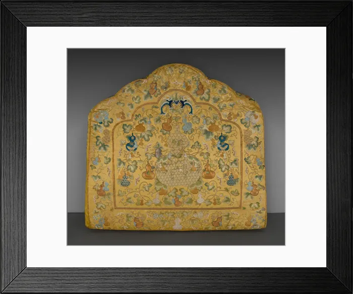 Framed Print : Cushion, China. Creator: Unknown Framed Print : Cushion, China. Creator: Unknown