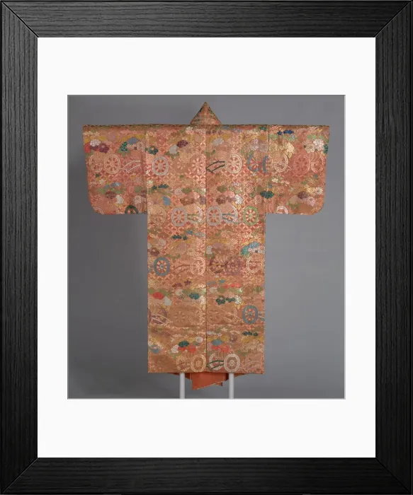 Framed Print : Atsuita karaori (Noh Costume), Japan, late Edo period (1789-1868), 1801 / 25. Creator: Unknown Framed Print : Atsuita karaori (Noh Costume), Japan, late Edo period (1789-1868), 1801 / 25. Creator: Unknown