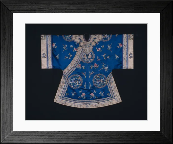 Framed Print : Womans Ao (Short Robe), China, Qing dynasty (1644-1911), 1875 / 1900. Creator: Unknown Framed Print : Womans Ao (Short Robe), China, Qing dynasty (1644-1911), 1875 / 1900. Creator: Unknown