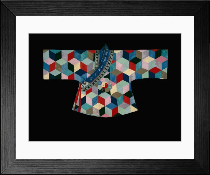 Framed Print : Boys Baijia Pao ('One Hundred Household'Robe), China Framed Print : Boys Baijia Pao ('One Hundred Household'Robe), China