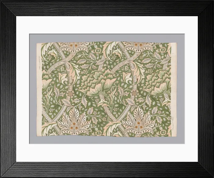 Framed Print : Windrush (Panel), London, 1883 (produced 1917 / 25). Creator: William Morris Framed Print : Windrush (Panel), London, 1883 (produced 1917 / 25). Creator: William Morris