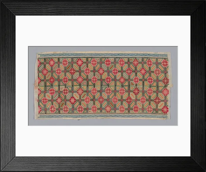 Framed Print : Panel (Trouser Band), China, Qing dynasty (1644-1911), 1875 / 1900. Creator: Unknown Framed Print : Panel (Trouser Band), China, Qing dynasty (1644-1911), 1875 / 1900. Creator: Unknown