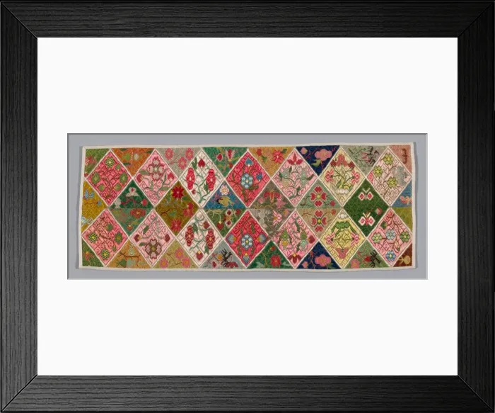 Framed Print : Panel, China, Qing dynasty (1644-1911), 1875 / 1900. Creator: Unknown Framed Print : Panel, China, Qing dynasty (1644-1911), 1875 / 1900. Creator: Unknown