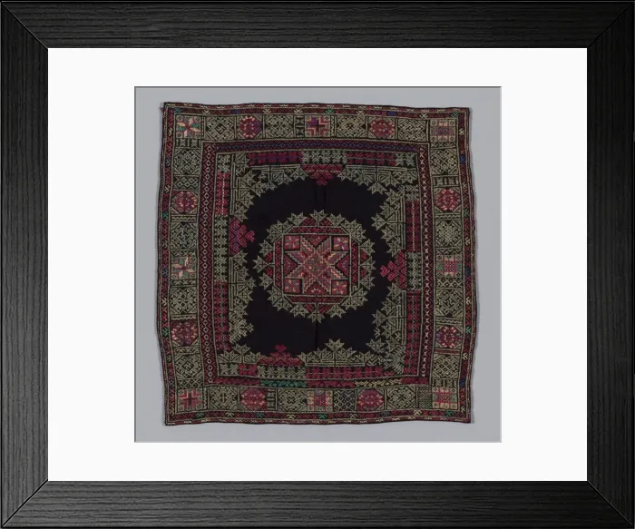 Framed Print : Head Cover, China, 1900, Qing Dyanasty (1644-1911). Creator: Unknown Framed Print : Head Cover, China, 1900, Qing Dyanasty (1644-1911). Creator: Unknown