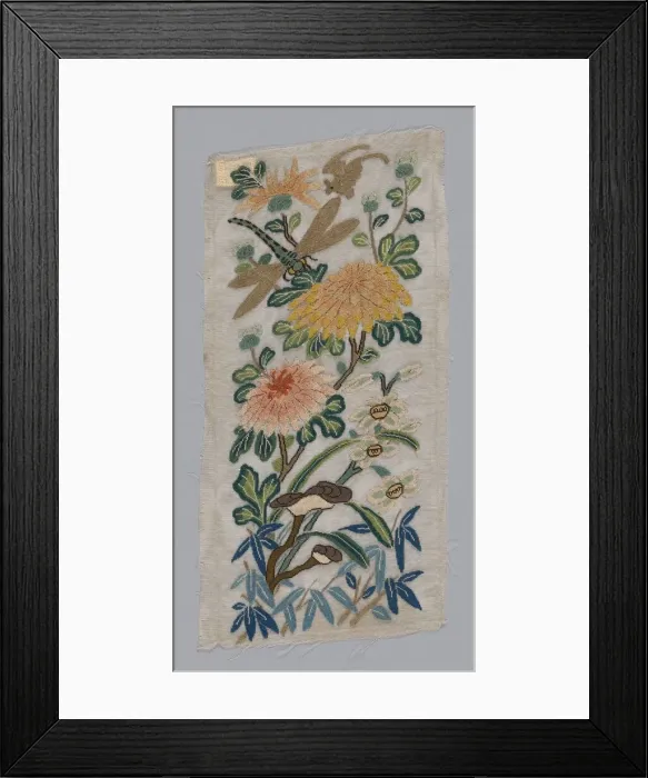 Framed Print : Trimming, China, Qing dynasty(1644-1911), 1850 / 1900. Creator: Unknown Framed Print : Trimming, China, Qing dynasty(1644-1911), 1850 / 1900. Creator: Unknown