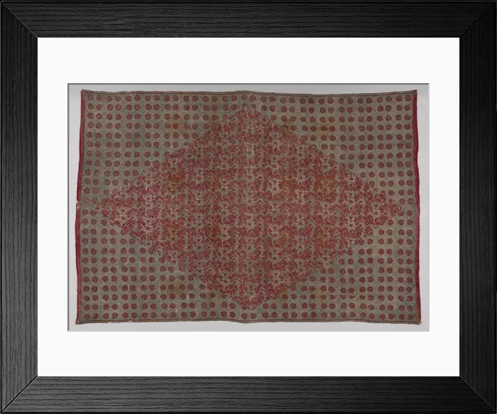 Framed Print : Ceremonial Cloth, India, 17th century. Creator: Unknown Framed Print : Ceremonial Cloth, India, 17th century. Creator: Unknown