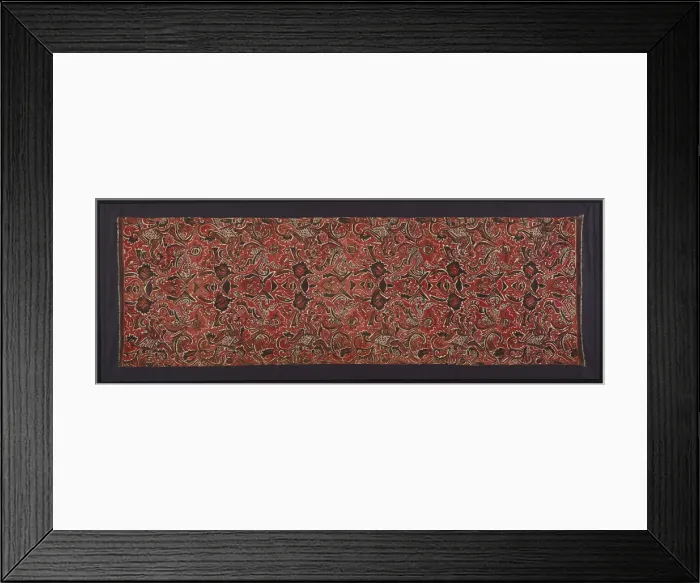 Framed Print : Ceremonial Hanging, India, late 17th / early 18th century. Creator: Unknown Framed Print : Ceremonial Hanging, India, late 17th / early 18th century. Creator: Unknown