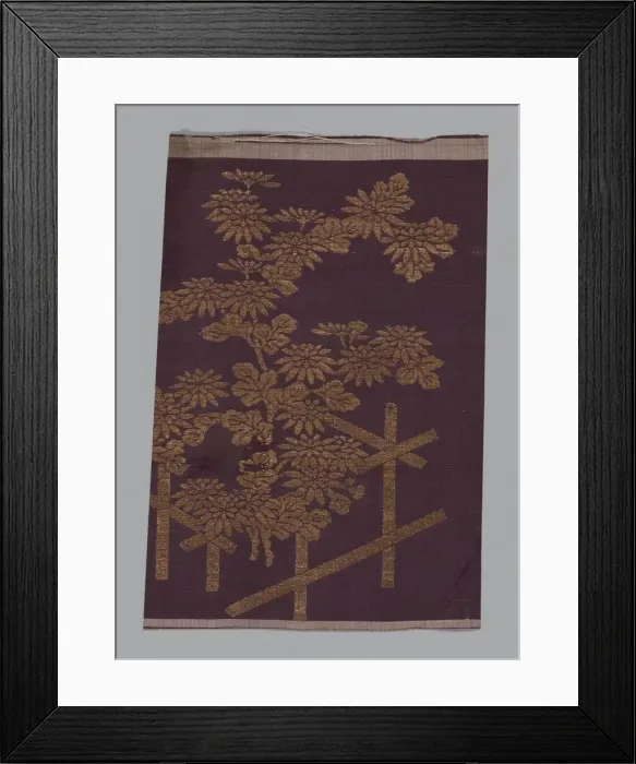 Framed Print : Fragment (From a Choken of Noh Costume), Japan, Edo period (1615-1868), 1775 / 1825. Creator: Unknown Framed Print : Fragment (From a Choken of Noh Costume), Japan, Edo period (1615-1868), 1775 / 1825. Creator: Unknown