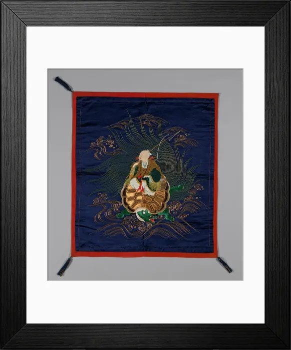Framed Print : Fukusa (Gift Cover), Japan, Meiji period (1868-1912), late 19th century. Creator: Unknown Framed Print : Fukusa (Gift Cover), Japan, Meiji period (1868-1912), late 19th century. Creator: Unknown