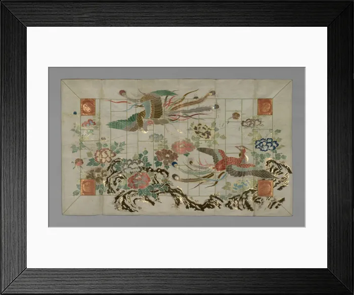Framed Print : Kesa, Japan, Meiji period (1868-1912), late 19th century. Creator: Unknown Framed Print : Kesa, Japan, Meiji period (1868-1912), late 19th century. Creator: Unknown