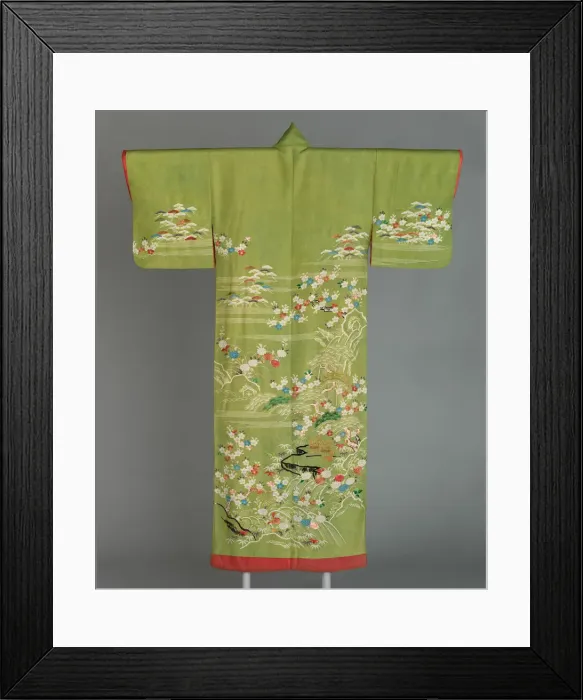 Framed Print : Kosode, Japan, Edo period (1615-1868), 1775 / 1825. Creator: Unknown Framed Print : Kosode, Japan, Edo period (1615-1868), 1775 / 1825. Creator: Unknown