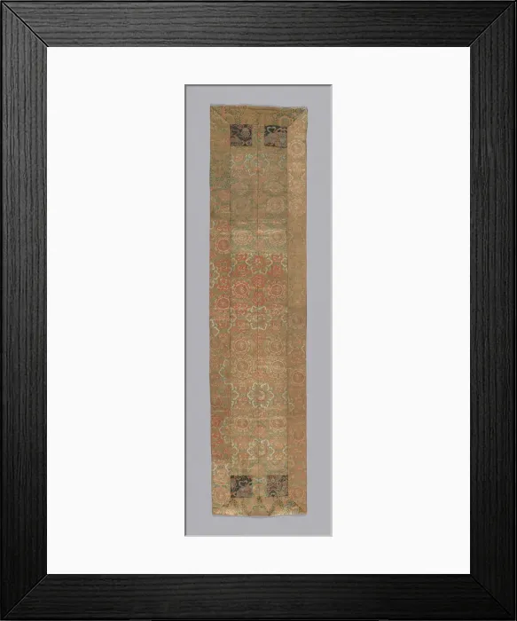 Framed Print : Ohi (Stole), Japan, late Edo period (1789-1868) / Meiji period (1868-1912), 19th century. Creator: Unknown Framed Print : Ohi (Stole), Japan, late Edo period (1789-1868) / Meiji period (1868-1912), 19th century. Creator: Unknown
