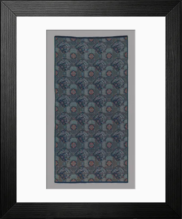 Framed Print : Table Cover, Japan, late Edo period (1789-1868) / Meiji period (1868-1912), 19th century Framed Print : Table Cover, Japan, late Edo period (1789-1868) / Meiji period (1868-1912), 19th century