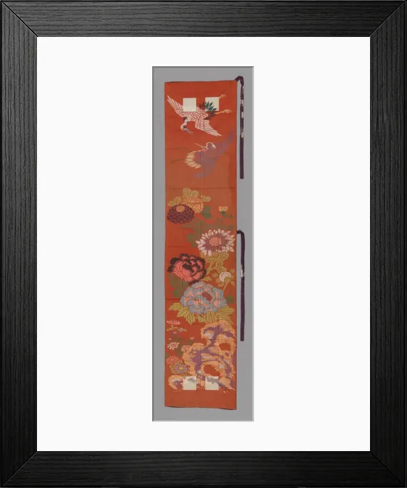 Framed Print : Ohi (Stole), Japan, Meiji period (1868-1912), 1875 / 1900. Creator: Unknown Framed Print : Ohi (Stole), Japan, Meiji period (1868-1912), 1875 / 1900. Creator: Unknown
