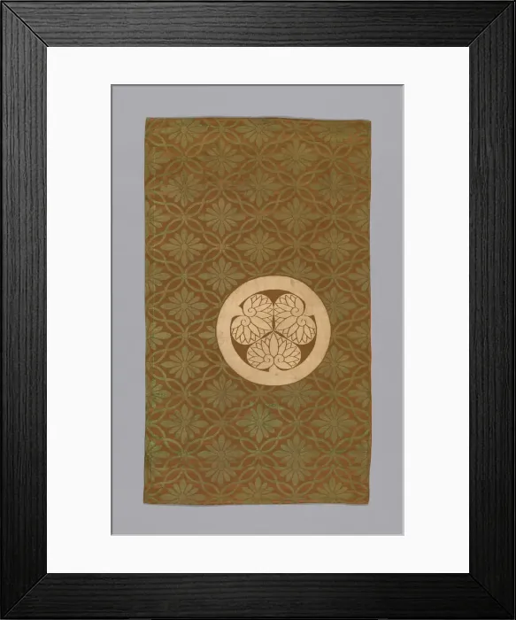 Framed Print : Fragment, Japan, late Edo period (1789-1868) / Meiji period (1868-1912), 19th century Framed Print : Fragment, Japan, late Edo period (1789-1868) / Meiji period (1868-1912), 19th century