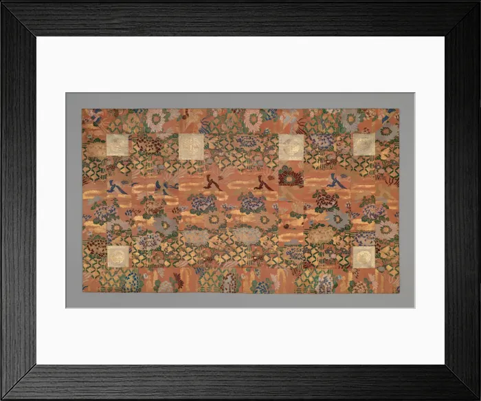 Framed Print : Kesa, Japan, Meiji period (1868-1912), late 19th century. Creator: Unknown Framed Print : Kesa, Japan, Meiji period (1868-1912), late 19th century. Creator: Unknown