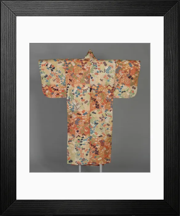 Framed Print : Karaori (Noh Costume), Japan, 18th century, Edo period (1615-1868). Creator: Unknown Framed Print : Karaori (Noh Costume), Japan, 18th century, Edo period (1615-1868). Creator: Unknown