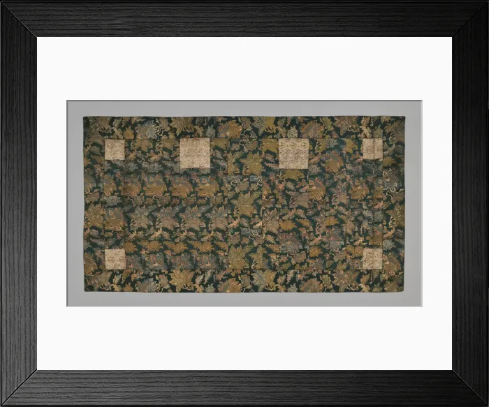 Framed Print : Kesa, Japan, late Edo period (1789-1868), late 18th / early 19th century. Creator: Unknown Framed Print : Kesa, Japan, late Edo period (1789-1868), late 18th / early 19th century. Creator: Unknown