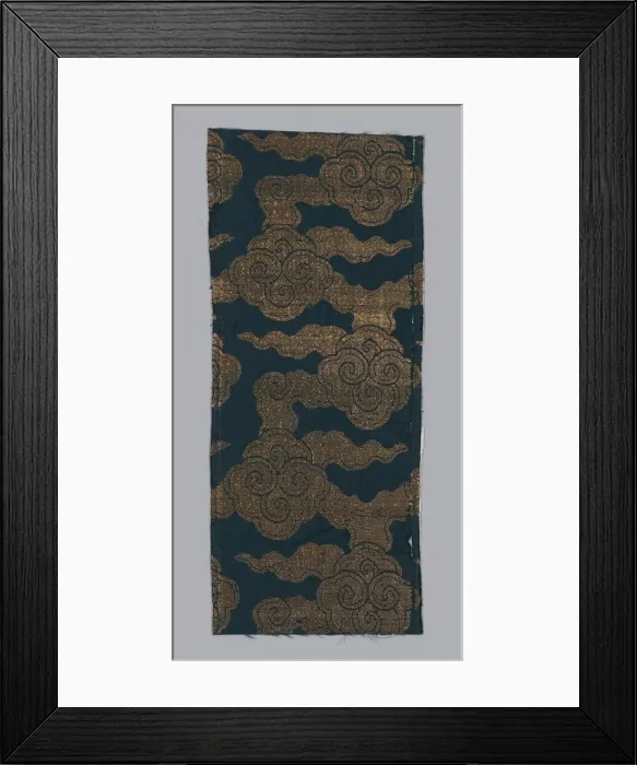 Framed Print : Fragment, Japan, Edo period (1615-1868), Probably 18th century. Creator: Unknown Framed Print : Fragment, Japan, Edo period (1615-1868), Probably 18th century. Creator: Unknown