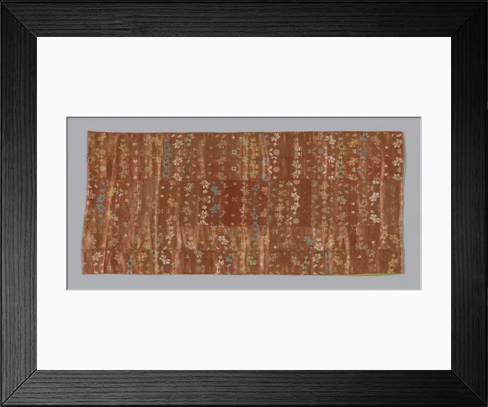 Framed Print : Seating Mat, Japan, Meiji period (1868-1912), 1875 / 1900. Creator: Unknown Framed Print : Seating Mat, Japan, Meiji period (1868-1912), 1875 / 1900. Creator: Unknown