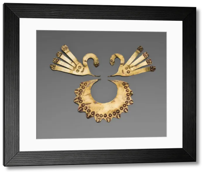 Framed Print : Nose Ornaments in the Form of Feline Whiskers, 180 B. C. / A. D. 500. Creator: Unknown Framed Print : Nose Ornaments in the Form of Feline Whiskers, 180 B. C. / A. D. 500. Creator: Unknown