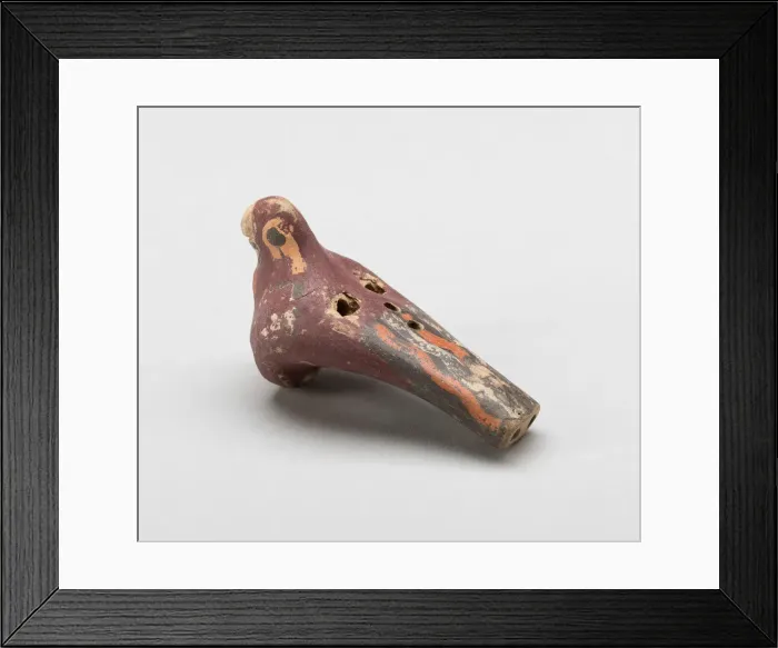 Framed Print : Whistle in the Form of a Bird, 180 B. C. / A. D. 500. Creator: Unknown Framed Print : Whistle in the Form of a Bird, 180 B. C. / A. D. 500. Creator: Unknown