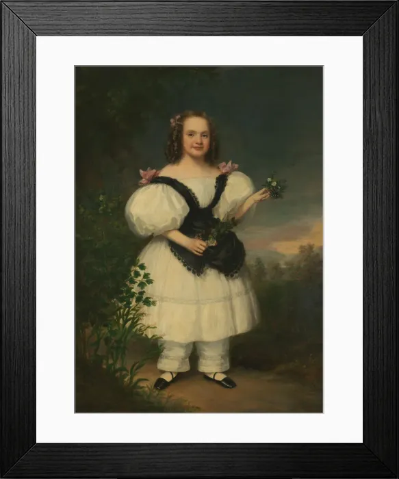 Framed Print : Harriet White, 1835 / 40. Creators: Samuel Lovett Waldo, William Jewett Framed Print : Harriet White, 1835 / 40. Creators: Samuel Lovett Waldo, William Jewett