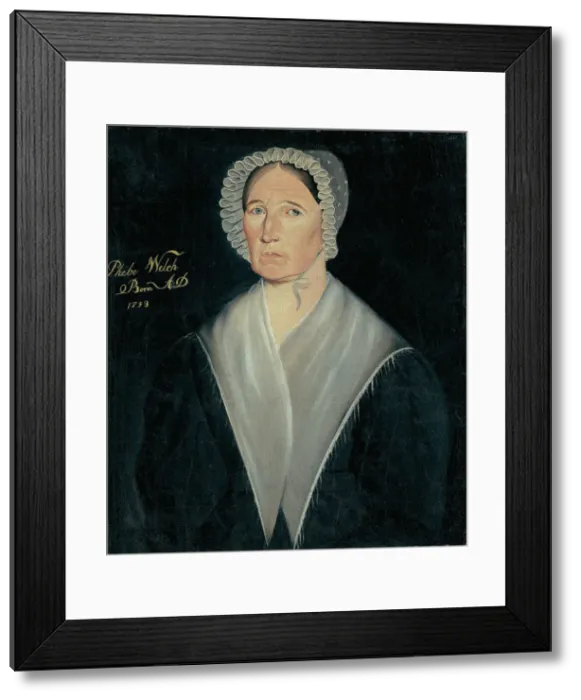 Framed Print : Portrait of Mrs. William W. Welch, c. 1837. Creator: Sheldon Peck Framed Print : Portrait of Mrs. William W. Welch, c. 1837. Creator: Sheldon Peck