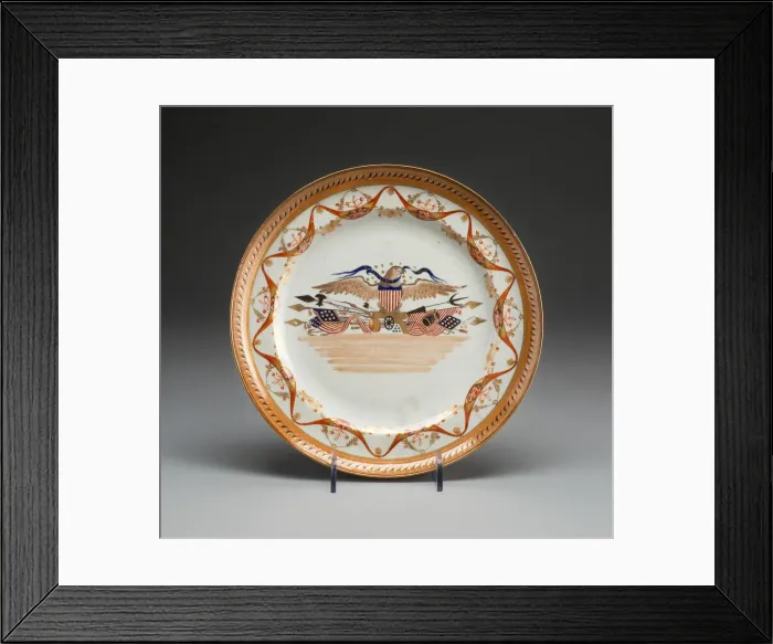 Framed Print : Plate, 1800 / 12. Creator: Unknown Framed Print : Plate, 1800 / 12. Creator: Unknown