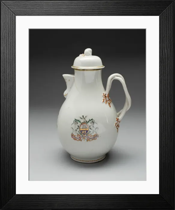 Framed Print : Jug with Lid, c. 1785. Creator: Unknown Framed Print : Jug with Lid, c. 1785. Creator: Unknown