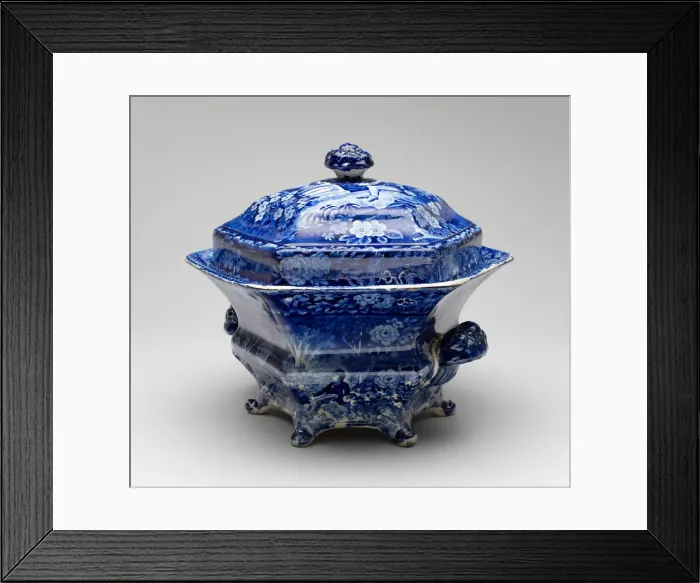 Framed Print : Tureen, 1825 / 30. Creator: Enoch Wood & Sons Framed Print : Tureen, 1825 / 30. Creator: Enoch Wood & Sons