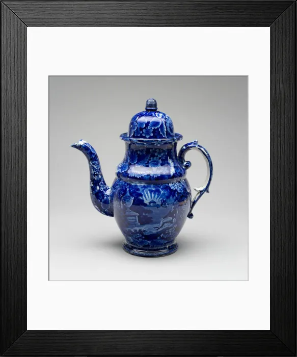 Framed Print : Coffee Pot, 1825 / 30. Creator: Enoch Wood & Sons Framed Print : Coffee Pot, 1825 / 30. Creator: Enoch Wood & Sons