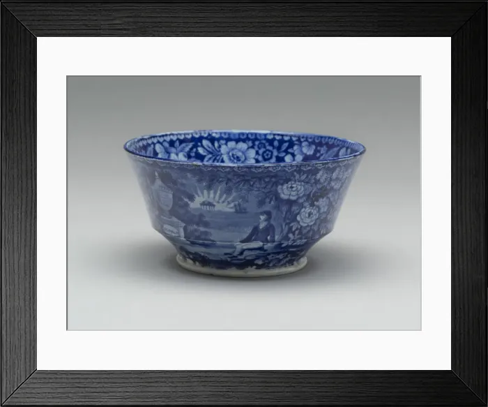 Framed Print : Bowl, 1825 / 30. Creator: Enoch Wood & Sons Framed Print : Bowl, 1825 / 30. Creator: Enoch Wood & Sons