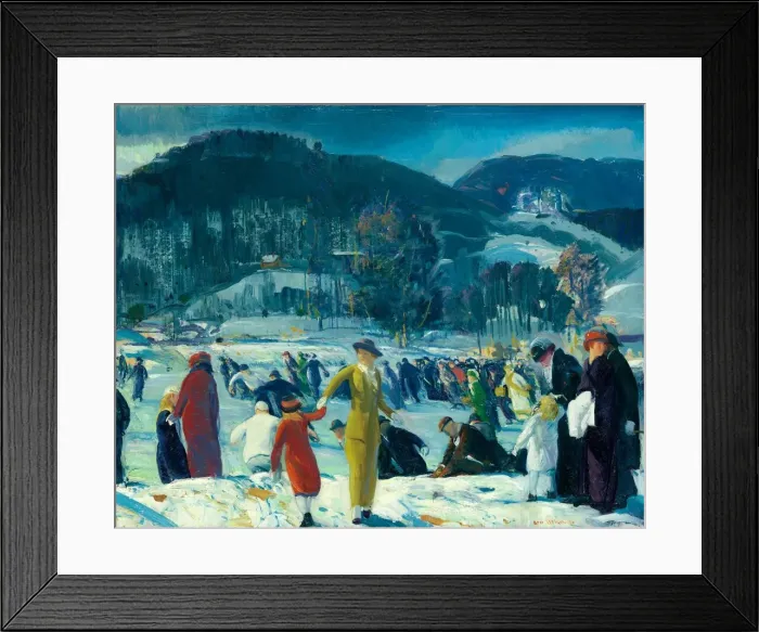 Framed Print : Love of Winter, 1914. Creator: George Wesley Bellows Framed Print : Love of Winter, 1914. Creator: George Wesley Bellows