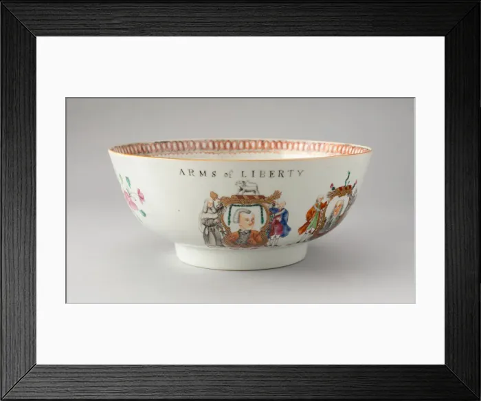 Framed Print : Punch Bowl, c. 1769. Creator: Unknown Framed Print : Punch Bowl, c. 1769. Creator: Unknown