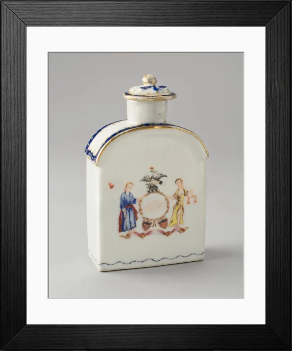Framed Print : Tea caddy, 1790 / 1800. Creator: Unknown Framed Print : Tea caddy, 1790 / 1800. Creator: Unknown