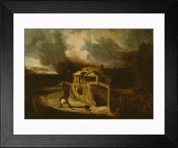 Framed Print : Old Virginia Home, 1864. Creator: David Gilmour Blythe Framed Print : Old Virginia Home, 1864. Creator: David Gilmour Blythe