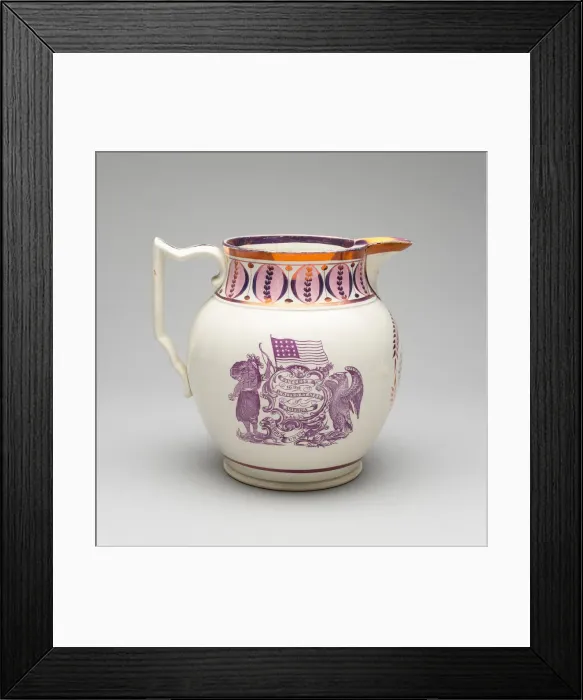Framed Print : Jug, c. 1800. Creator: Unknown Framed Print : Jug, c. 1800. Creator: Unknown