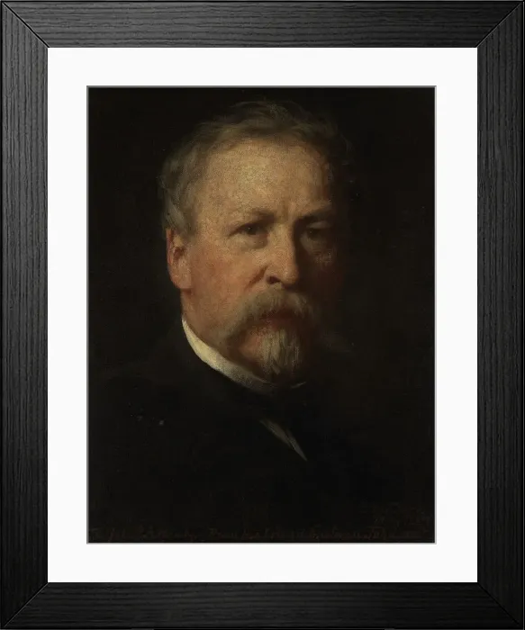 Framed Print : Self-Portrait, 1889. Creator: Eastman Johnson Framed Print : Self-Portrait, 1889. Creator: Eastman Johnson