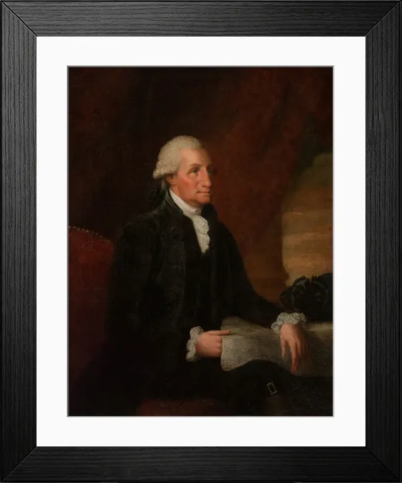 Framed Print : George Washington, 1793. Creator: Edward Savage Framed Print : George Washington, 1793. Creator: Edward Savage