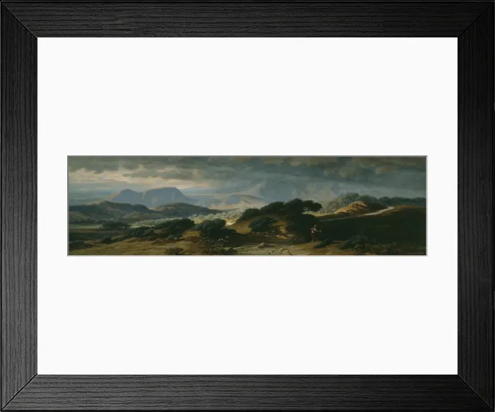 Framed Print : Storm in Umbria, 1875. Creator: Elihu Vedder