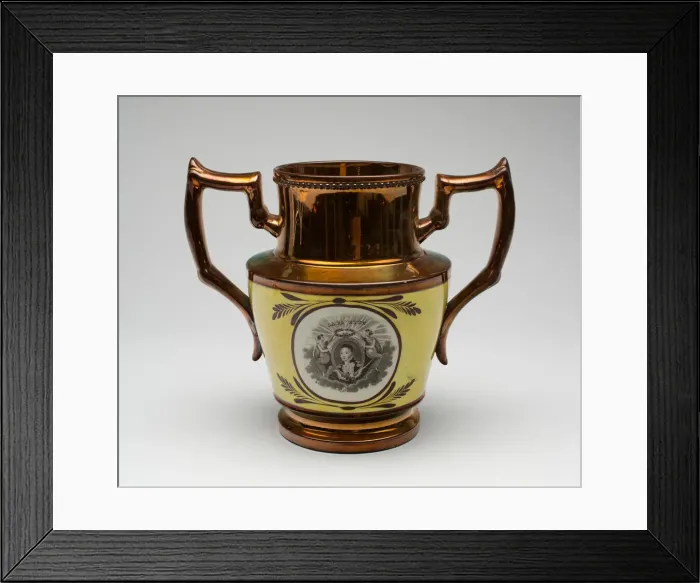 Framed Print : Vase, c. 1850. Creator: Unknown Framed Print : Vase, c. 1850. Creator: Unknown