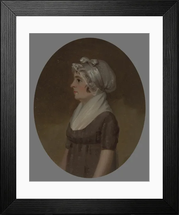 Framed Print : Mrs. Benjamin Schaum (Anna Maria Heckensweiler), 1808 / 10. Creator: Jacob Eichholtz Framed Print : Mrs. Benjamin Schaum (Anna Maria Heckensweiler), 1808 / 10. Creator: Jacob Eichholtz